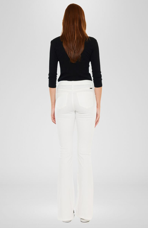 Kancan Vanilla Essentials High Rise Bootcut Jeans In White