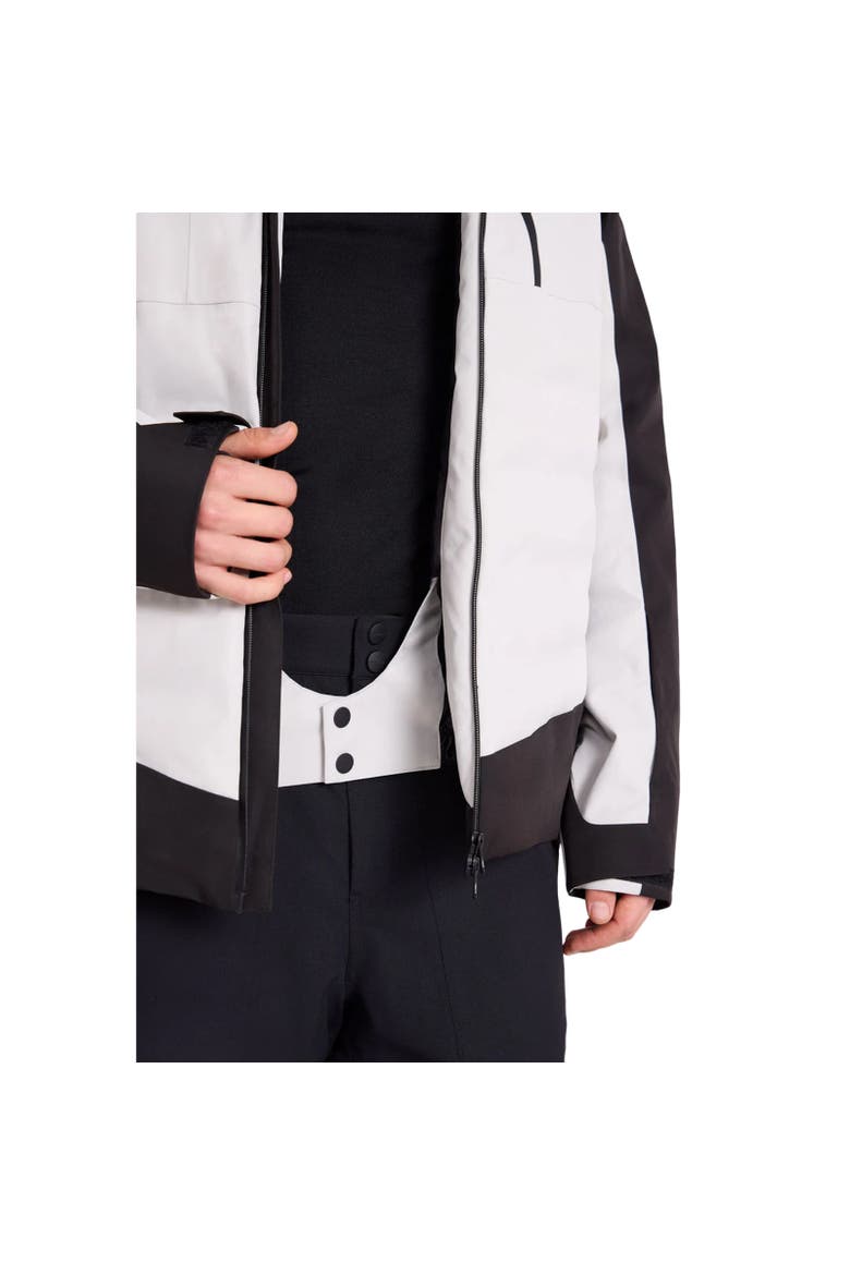 Energy Baffled Baffled Stitching Ski Jacket, Alternate, color, Black