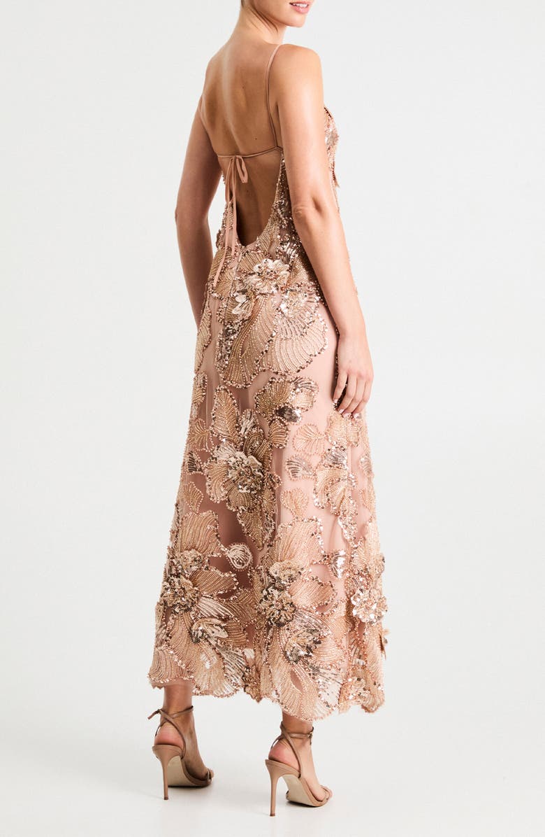 HELSI Samantha Sequin Sleeveless Gown, Alternate, color, Gold