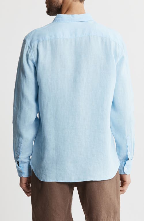 Jachs Solid Linen Long Sleeve Shirt
