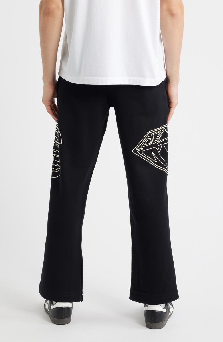 Billionaire Boys Club Dual Graphic Cotton Sweatpants, Alternate, color, Black