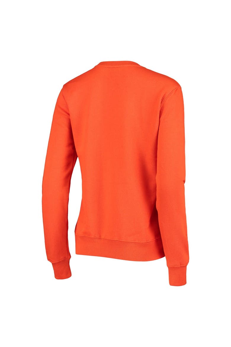 Women's Colosseum Orange Clemson Tigers Campanile Pullover Sweatshirt, Alternate, color, Orange