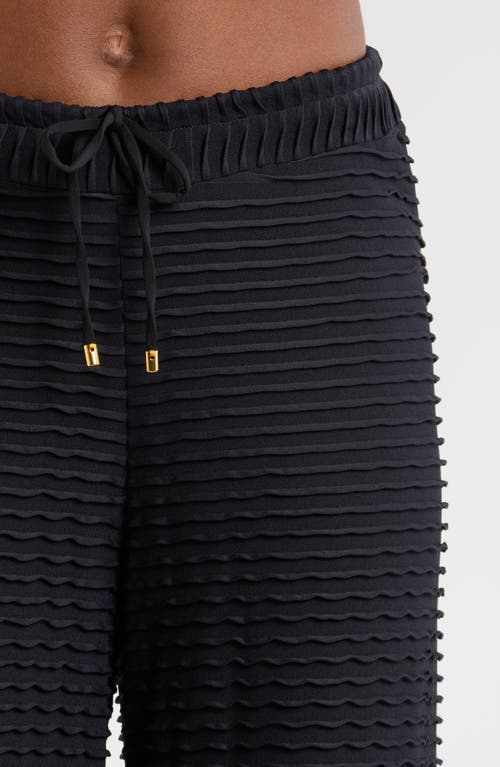 Pq Swim Parker Wide Leg Cover-up Pants In Midnight