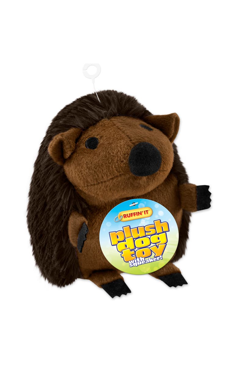 Ruffin' It Plush Large Hedgehog Plush Wildlife Dog Toy, Main, color, 