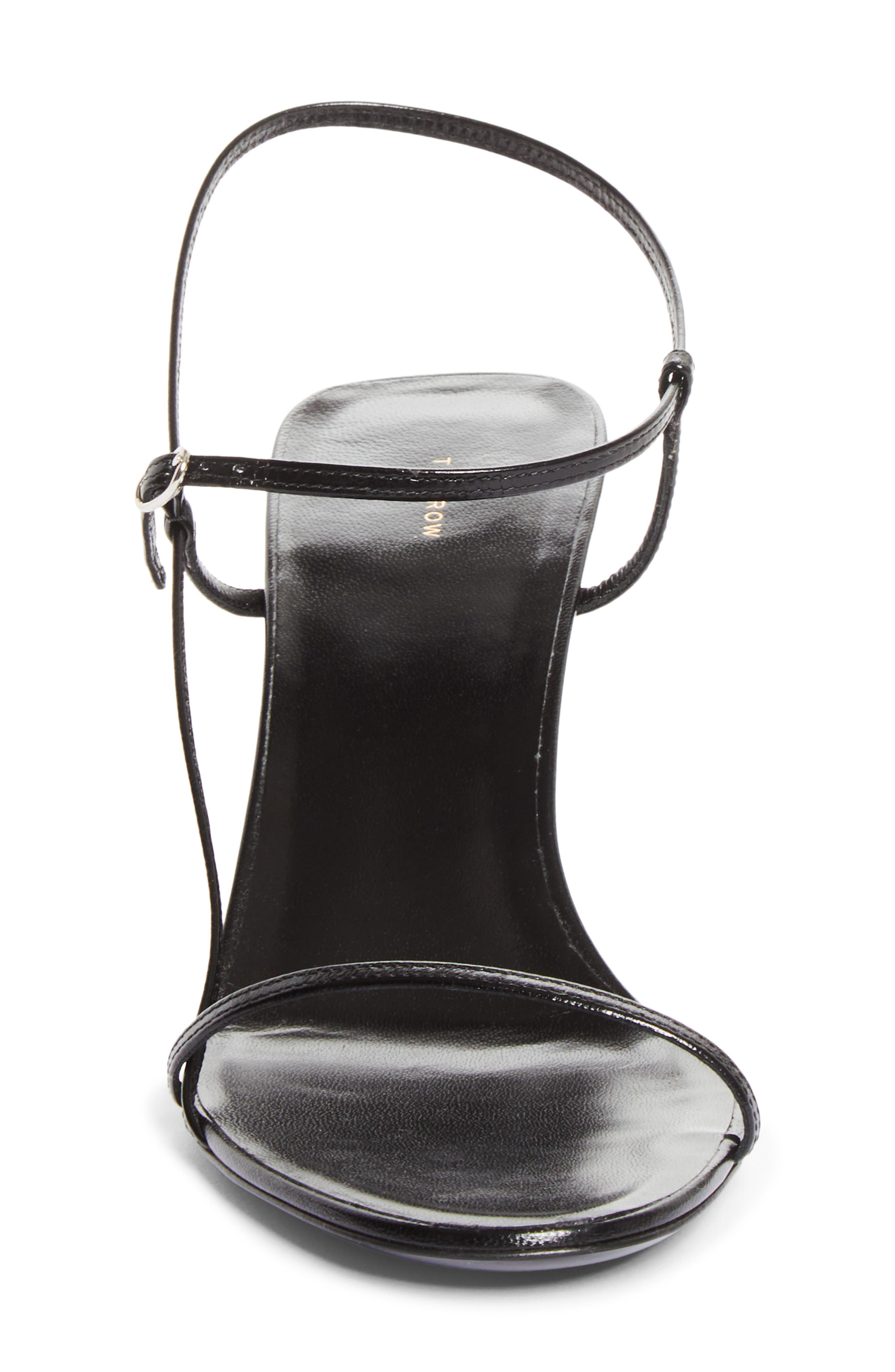 The Row Bare Sandal, Alternate, color, Blk Black