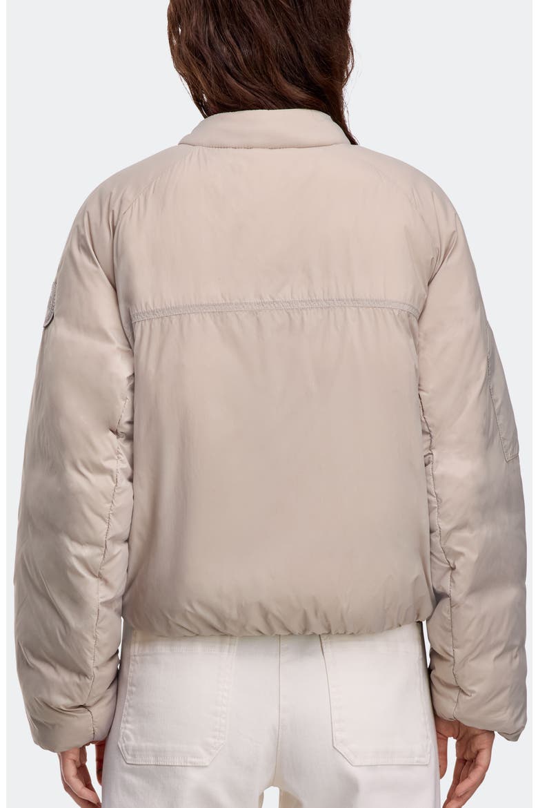 Elba 750 Fill Power Down Packable Bomber Jacket, Alternate, color, LIMESTONE