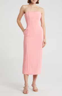 A.L.C. Elizabeth Strapless Midi Dress