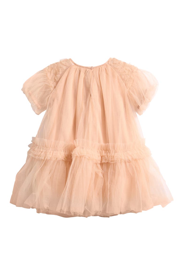 Kids' Tallulah Ruffle Tulle Party Dress, Alternate, color, NEUTRAL