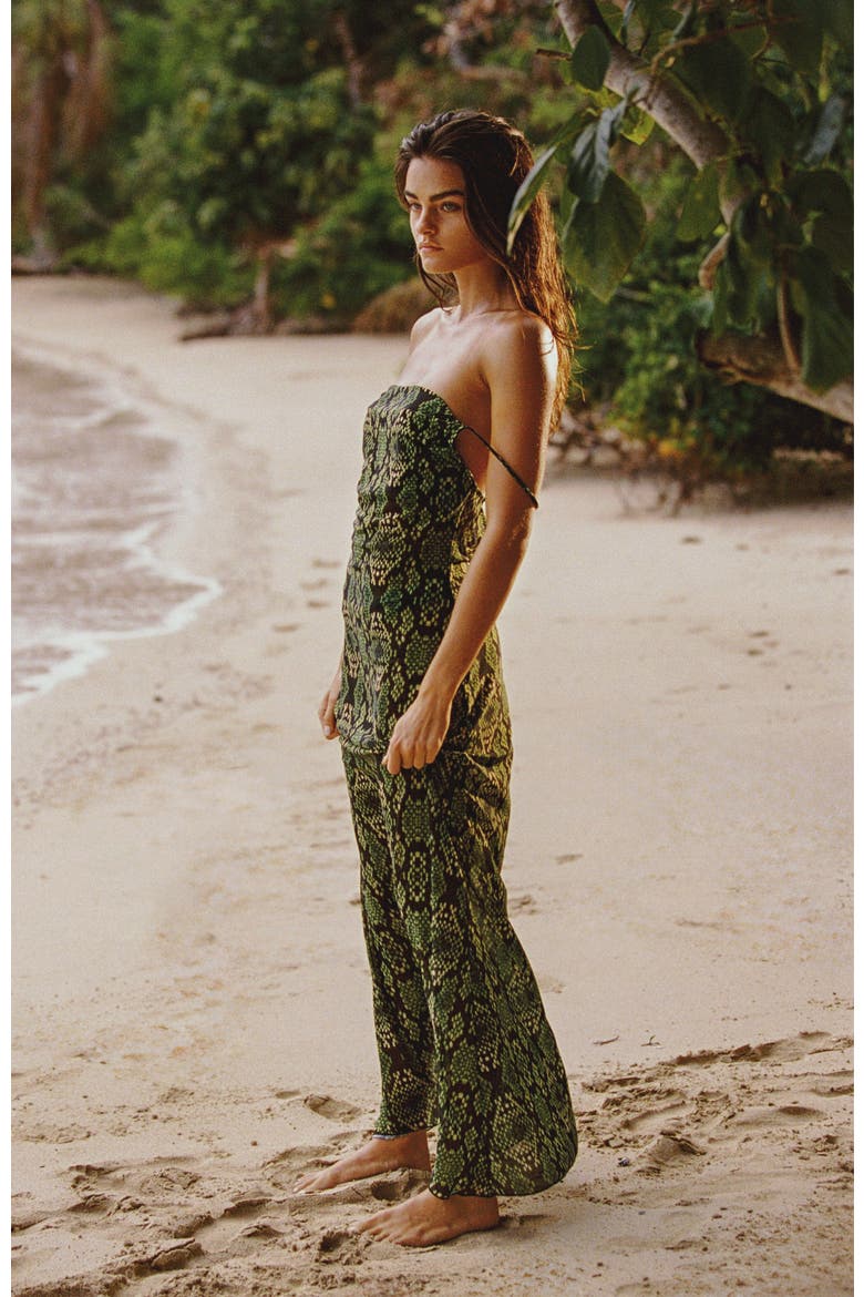 Beach To Bar Dress, Alternate, color, BLACK MAMBA