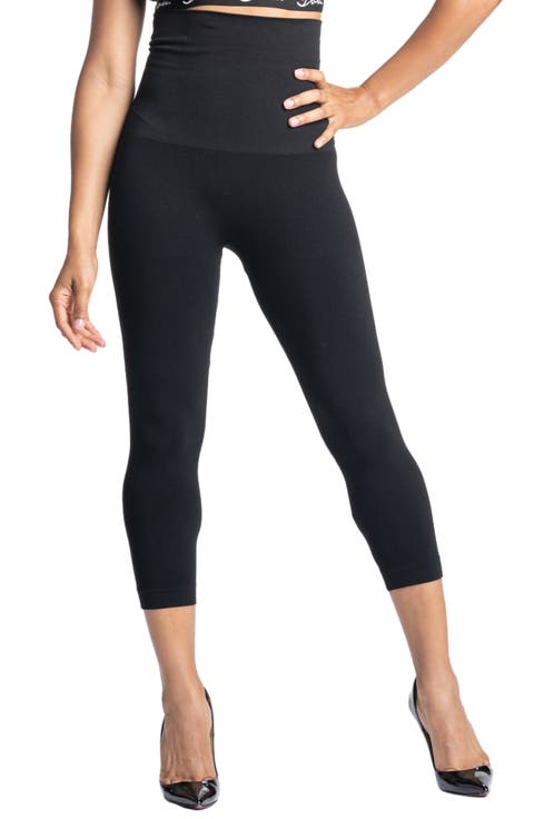 Snapback High Waist Crop Postpartum Leggings