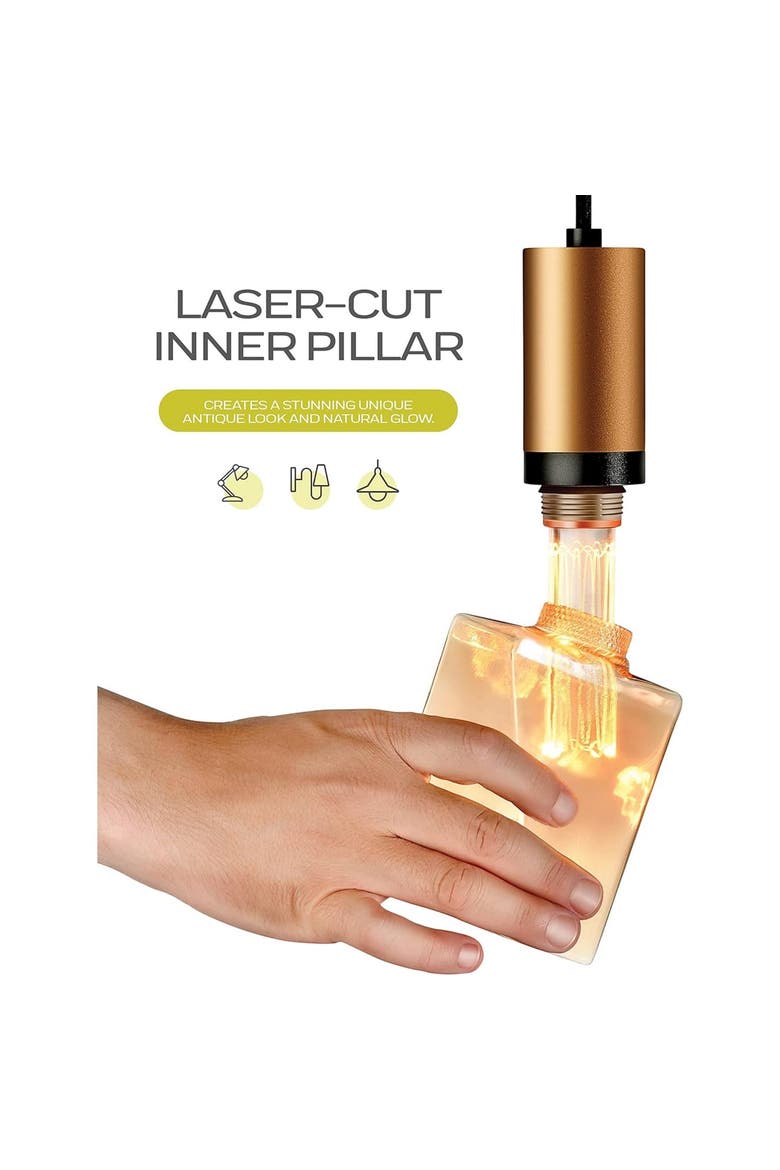 Decorative Light bulb Eq 20W, ICE Style Decorative Light Bulbs Shaped E26 55 Lumen, Alternate, color, Gold