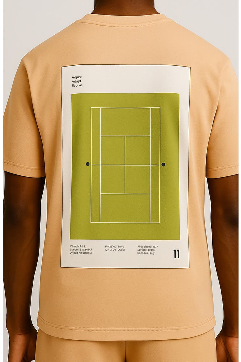 Homecourt Cotton Graphic T-Shirt, Alternate, color, PEACH