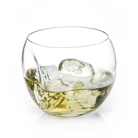 Dented Round Whiskey Tumbler 400Ml/13.5 Oz