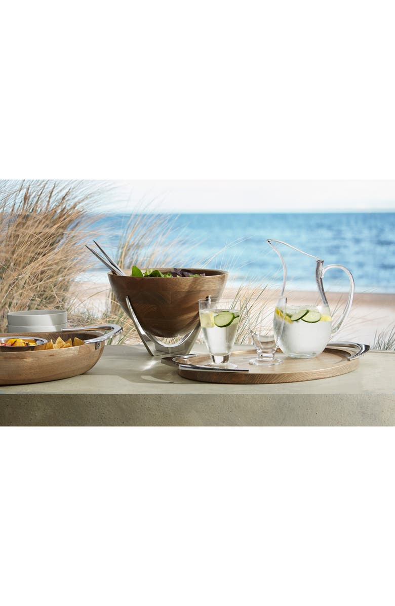Nambé Cabo Salad Bowl & Servers Set, Alternate, color, 