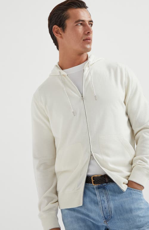 Brunello Cucinelli Sweatshirt-style Cardigan In Panama