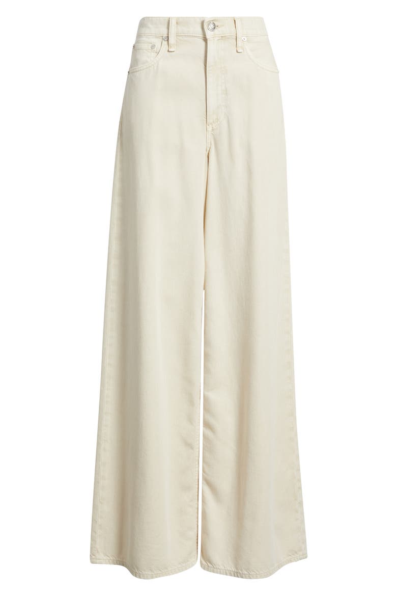 Sofie High Waist Wide Leg Jeans, Alternate, color, SANDSTONE