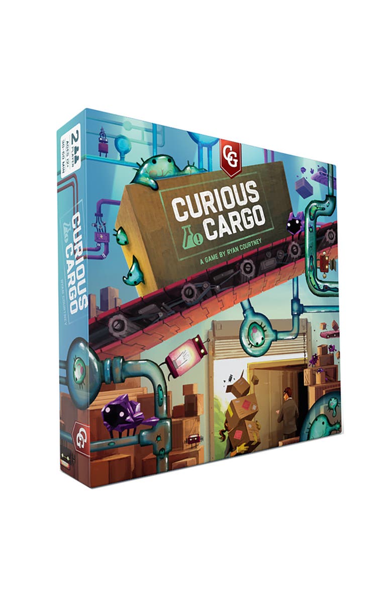 Capstone Games Curious Cargo Strategy Board Game, 2 Players, Main, color, Multicolored