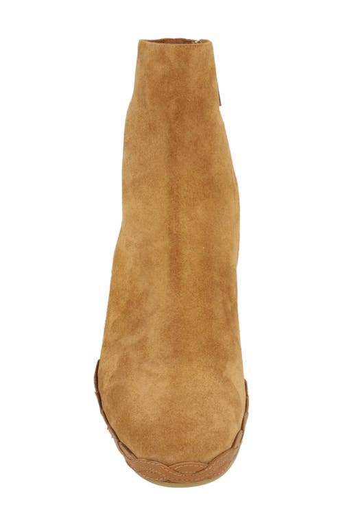 Ferragamo Canaria Suede Espadrille Wedge Boot In Brown