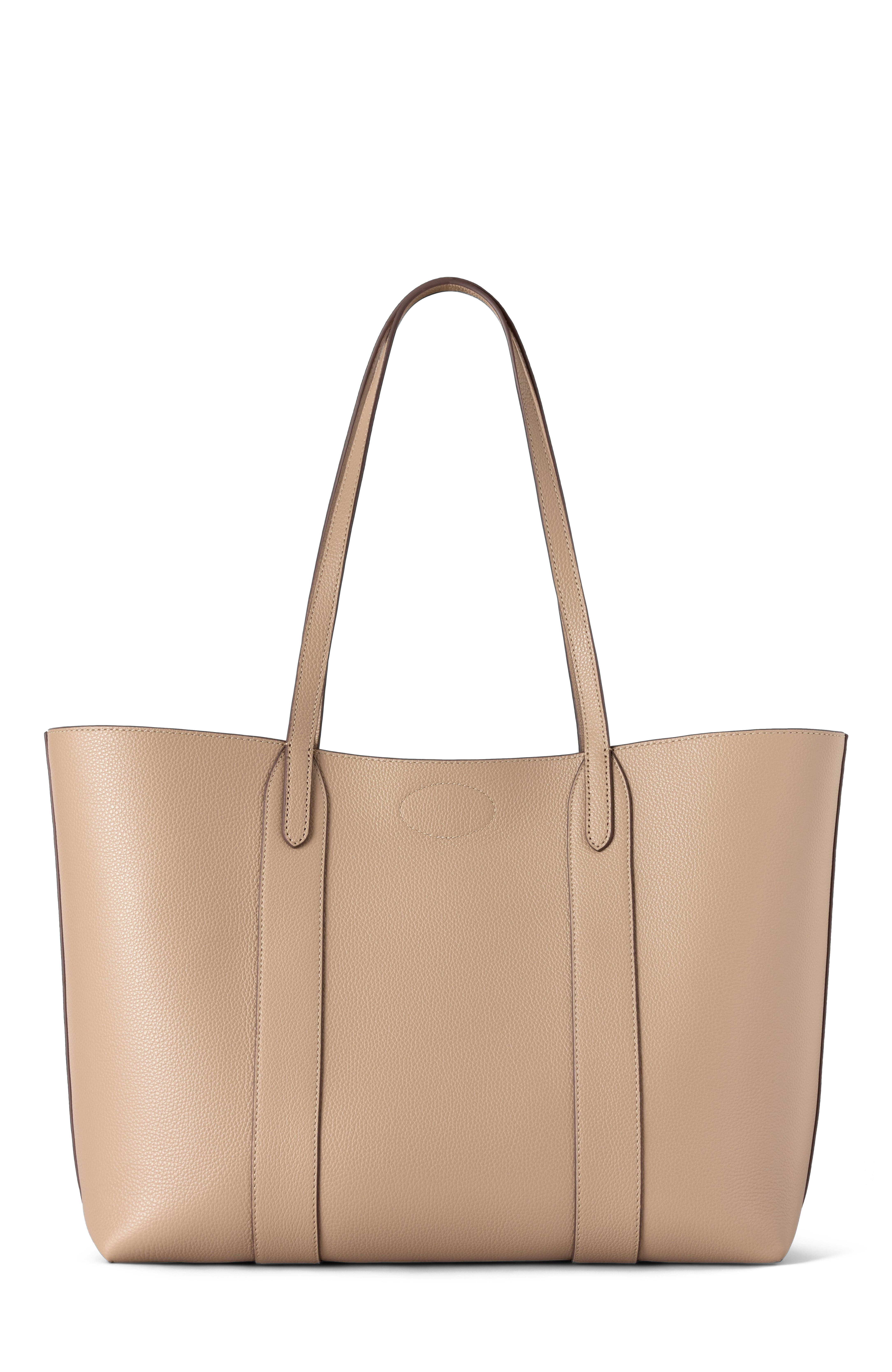 Mulberry Bayswater Leather Tote, Alternate, color, Crumpet
