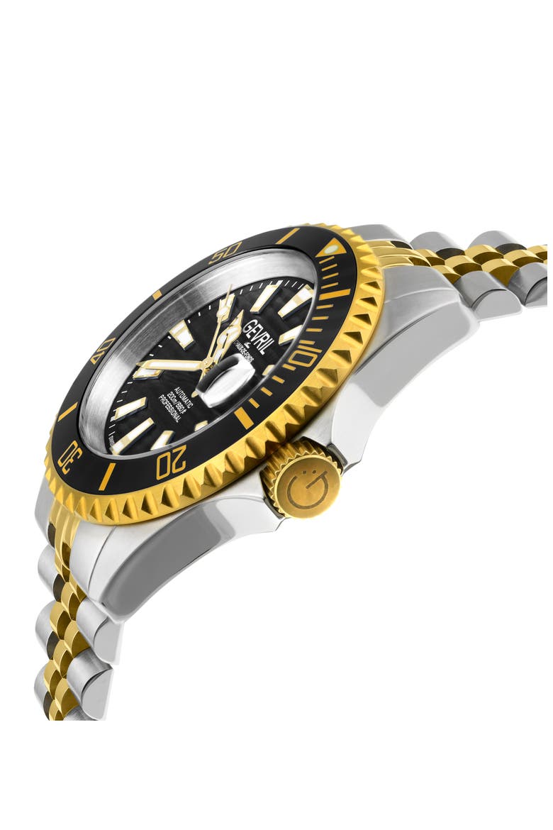 Chamber Two-Tone Bracelet Watch, 43mm, Alternate, color, TWO TONE SS/ G