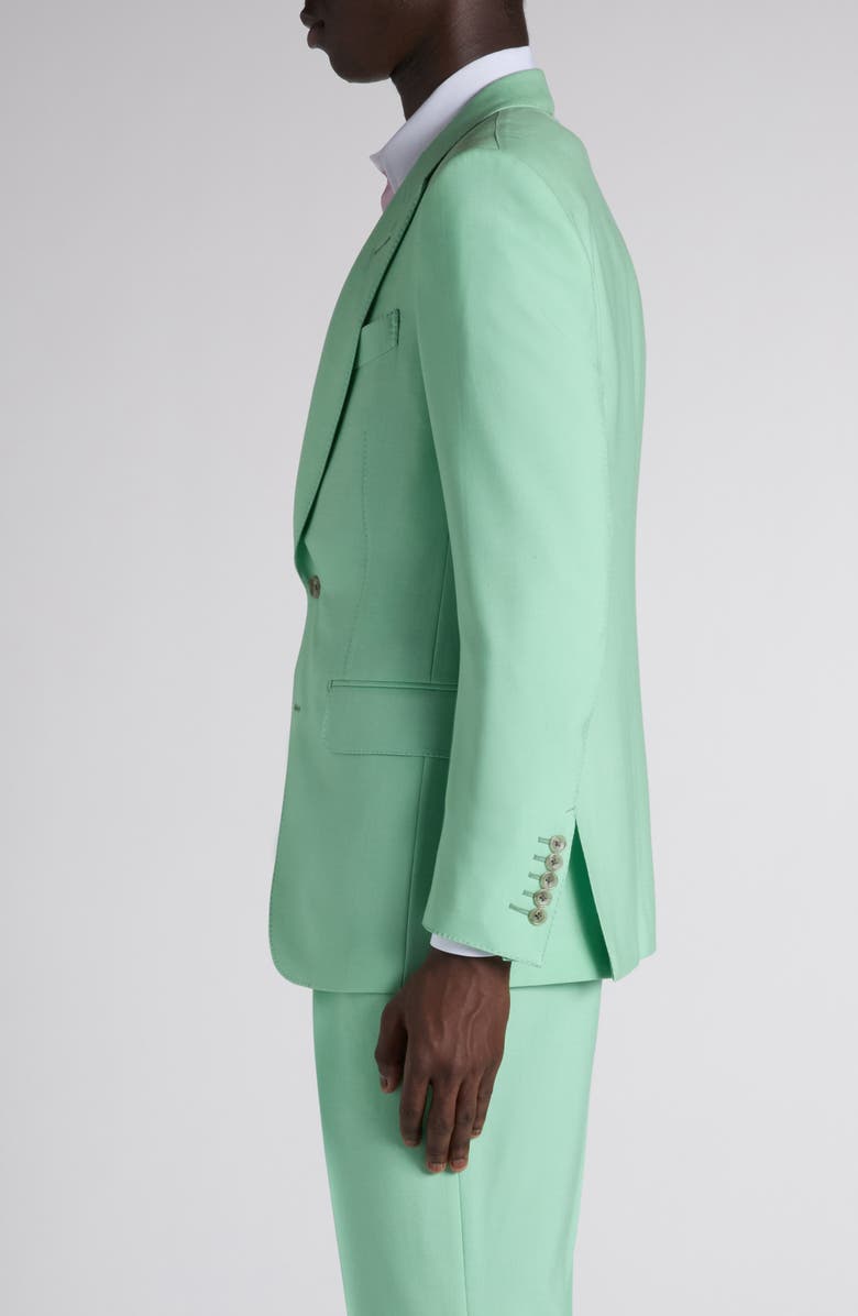 TOM FORD Compact Hopsack Blazer, Alternate, color, Aquamarine