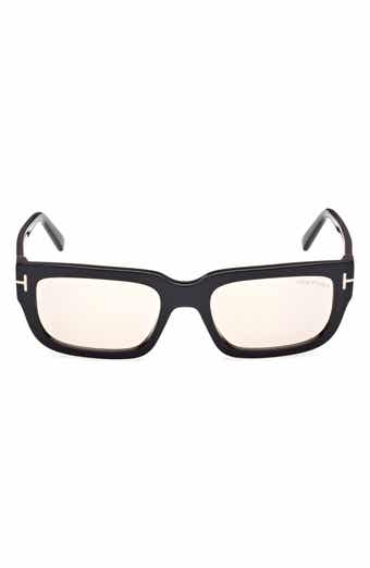 TOM FORD Ezra 54mm Rectangular Sunglasses