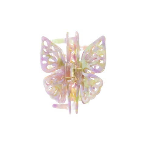 Pretty In Pink Butterfly Claw Clip