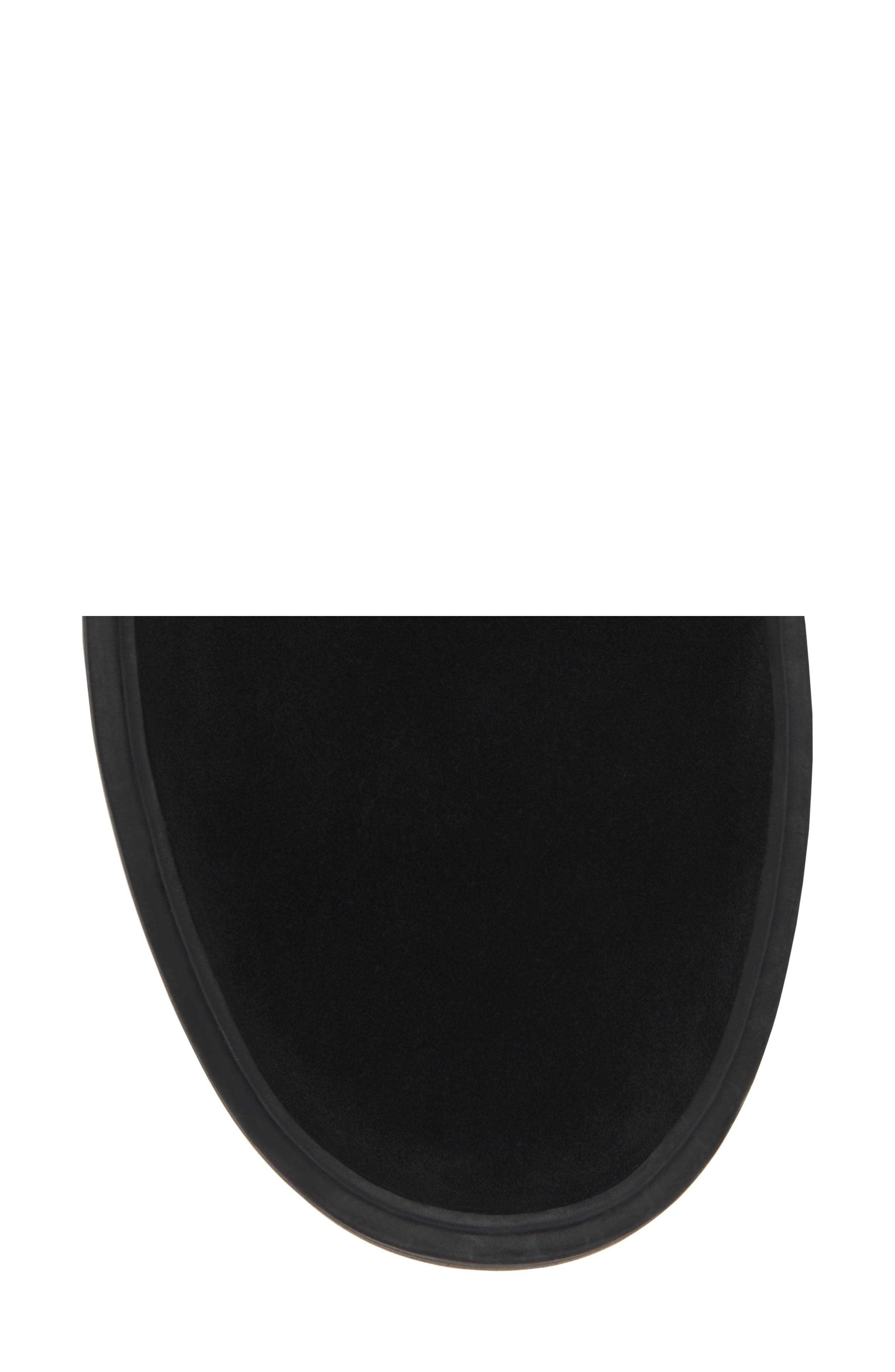 Barren Leather Bootie, Alternate, color, BLACK SUEDE