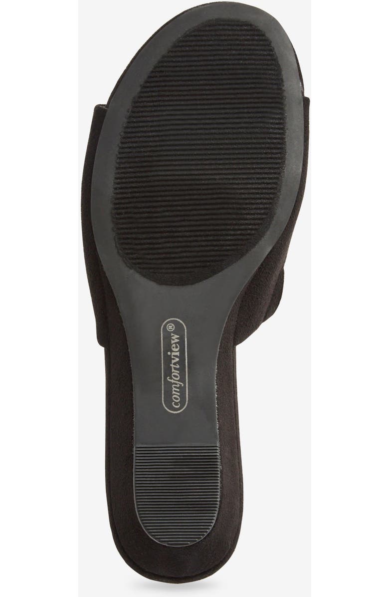 Comfortview The Capri Slip On Mule, Alternate, color, Black