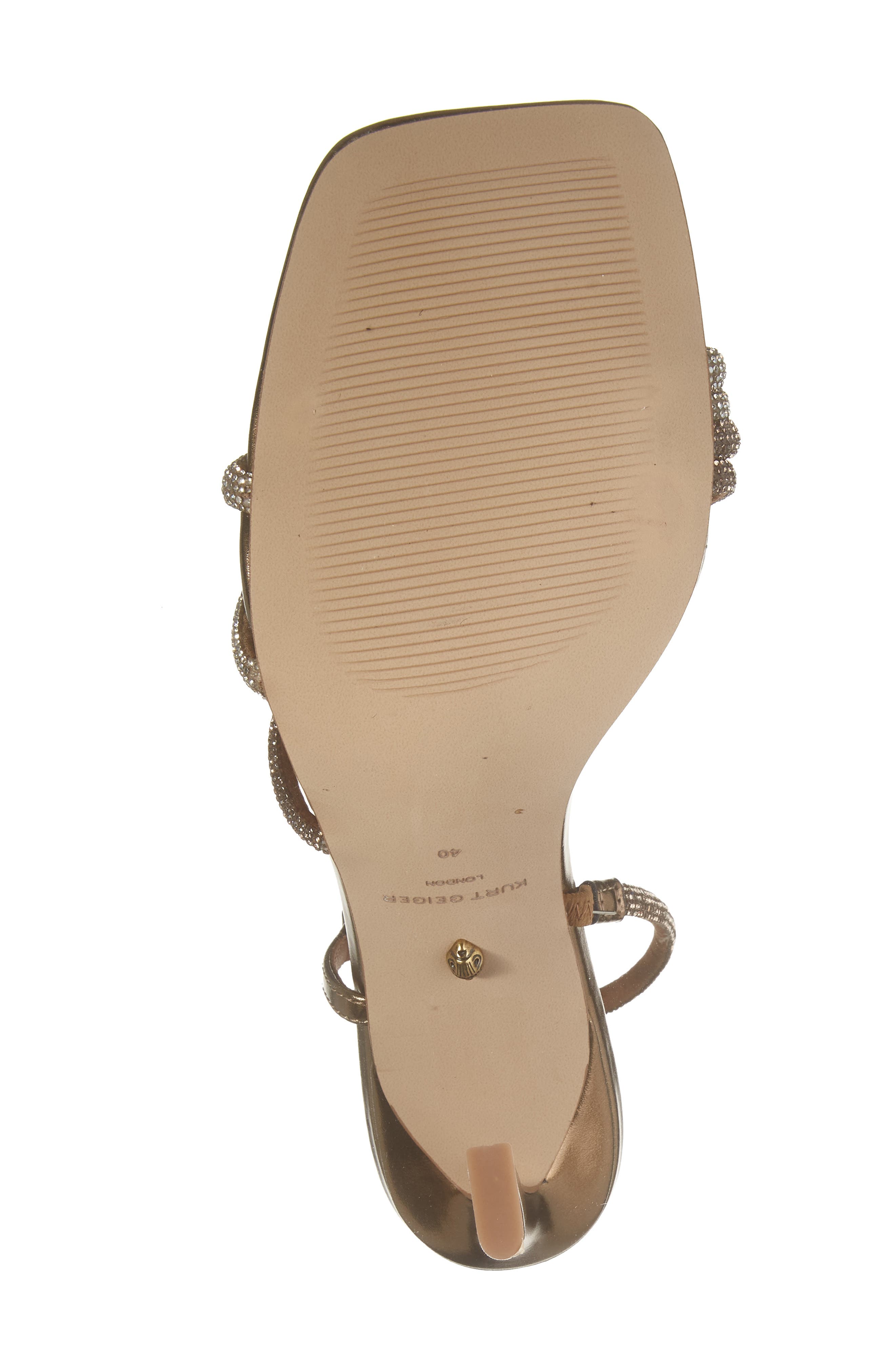 Annabel Embellished Sandal, Alternate, color, BRONZE COMBO