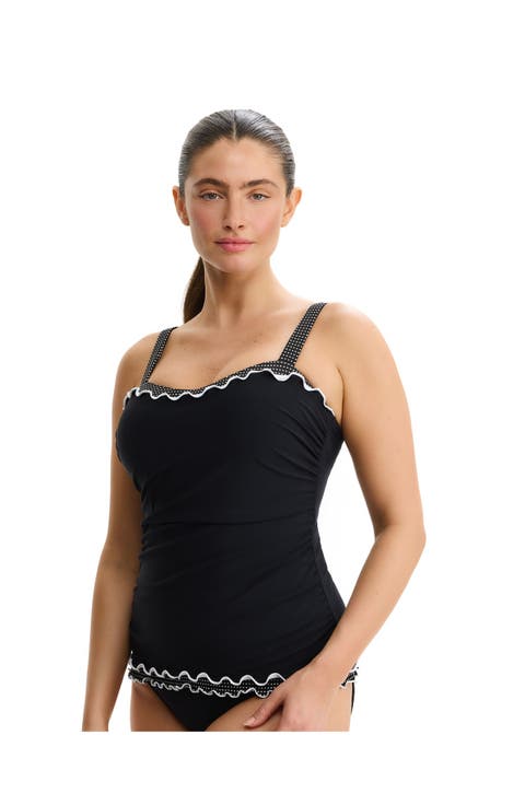 Dottie Delight E-Cup Tankini Top