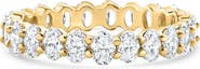 Bliss Diamond 14k Gold 2.25ct Oval Diamond Eternity Ring