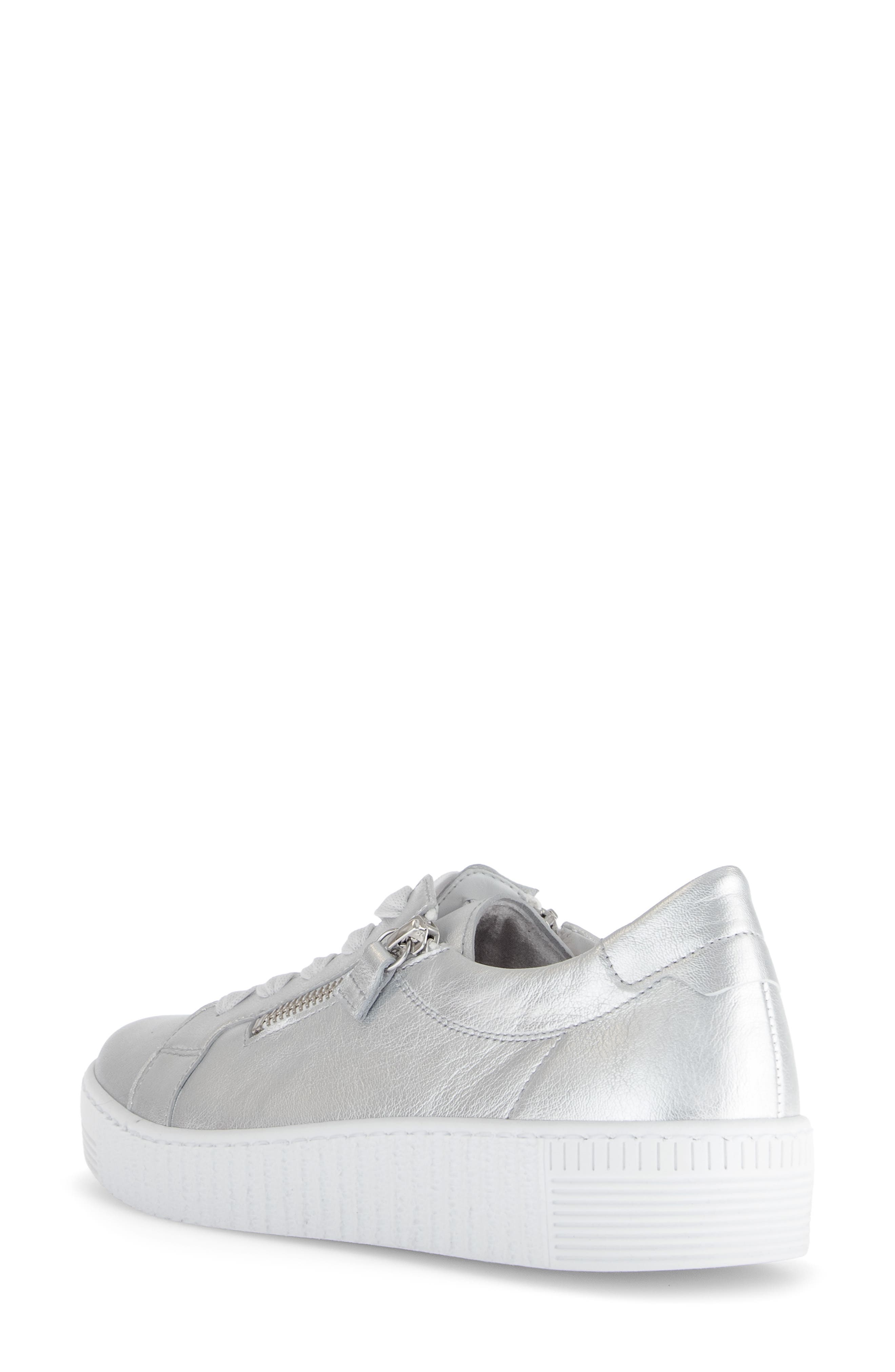 Gabor 63.334 Platform Sneaker, Alternate, color, Silver