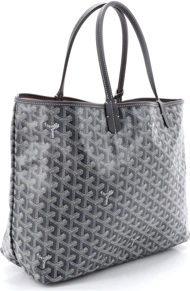 Pre-Owned Goyard Saint Louis Tote Coated Canvas PM, Alternate, color, Gray