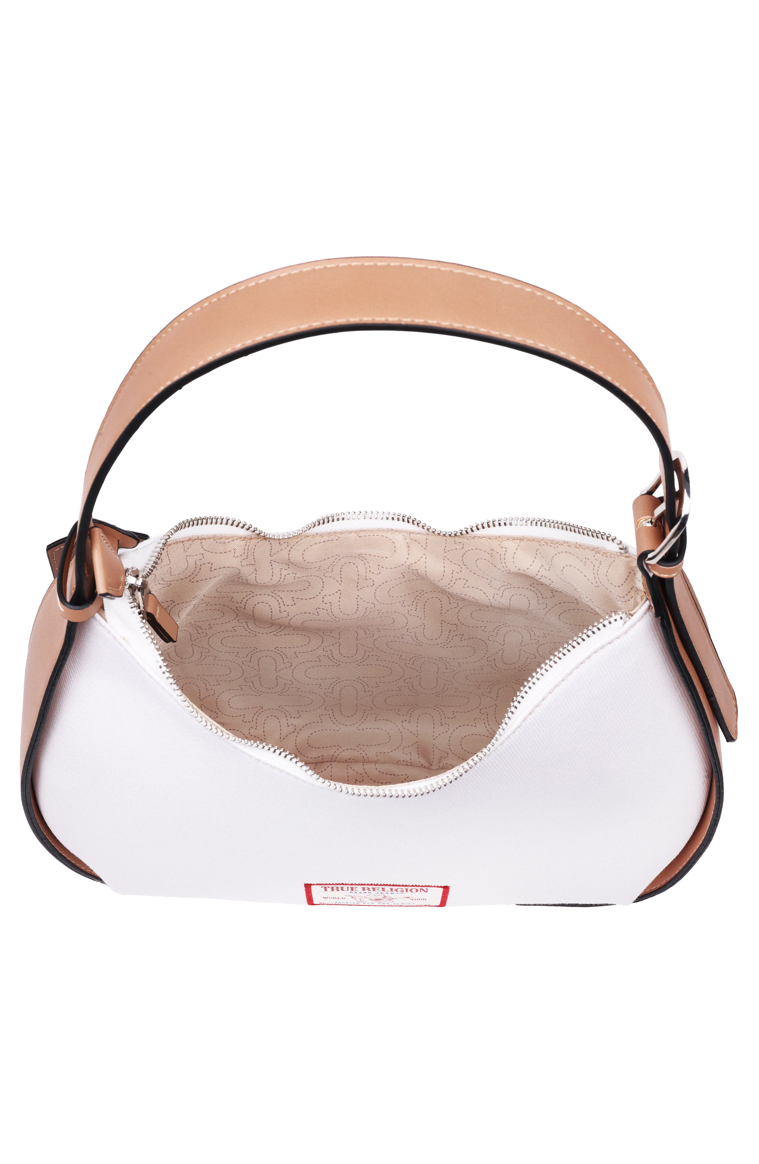 Horseshoe Pocket Medium Hobo, Alternate, color, WHITE