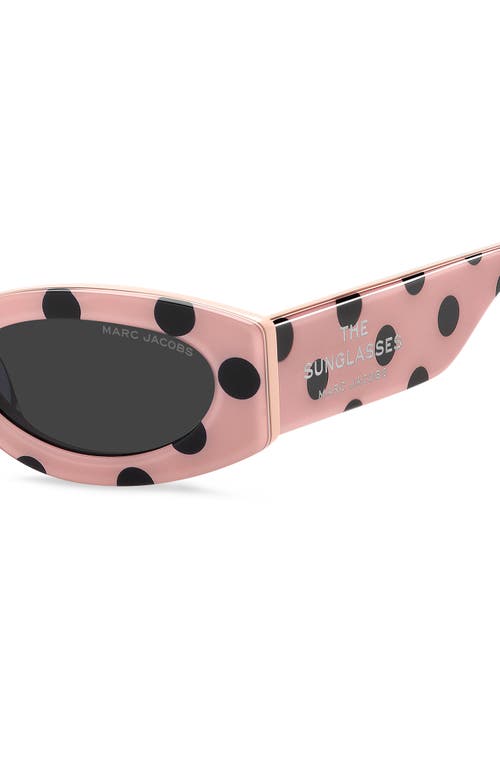 Marc Jacobs 51mm Oval Sunglasses In Pink