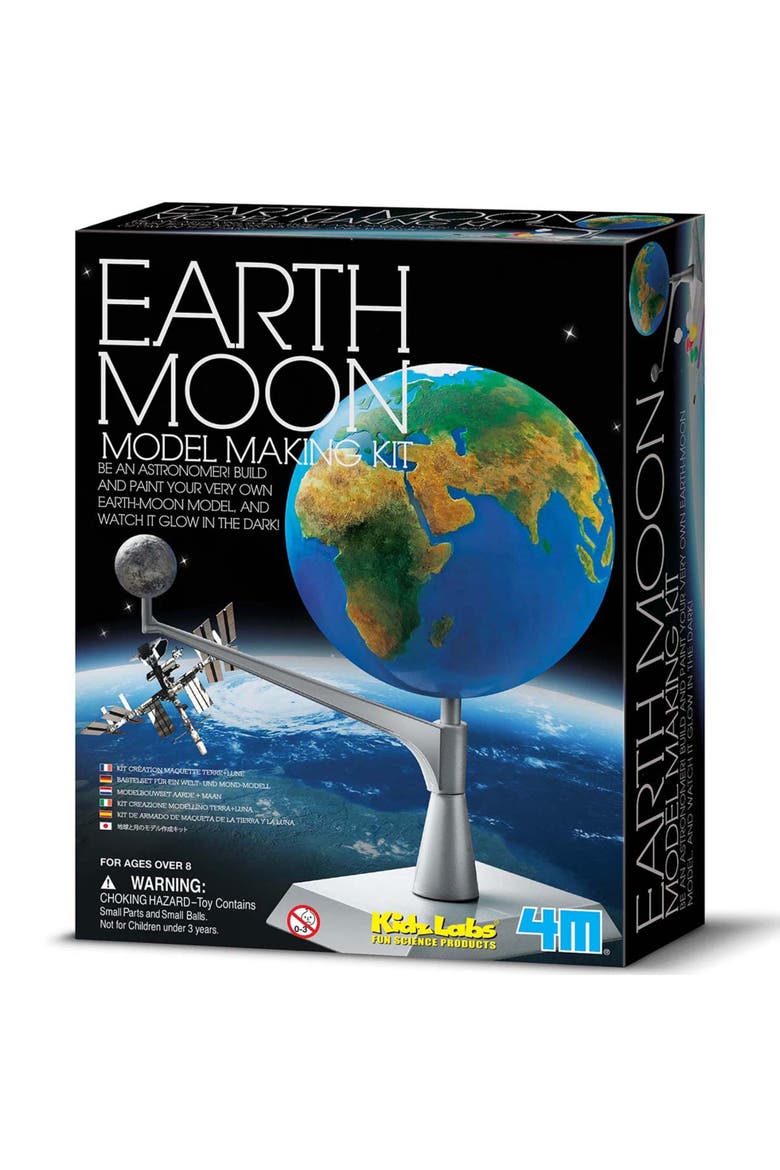 KidzLabs Earth Moon Model Making Kit, Main, color, Multicolored