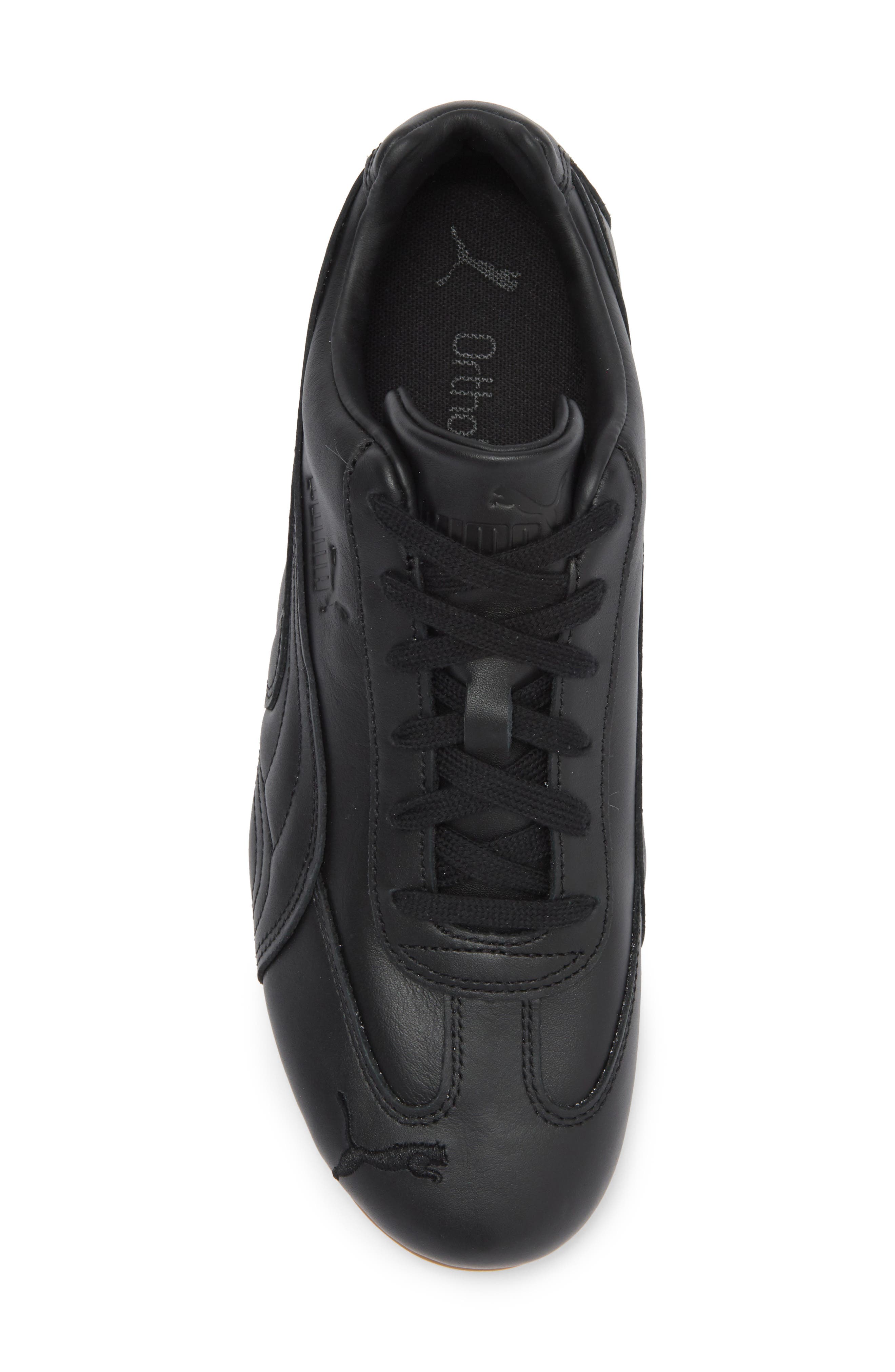 PUMA Speedcat Leather Sneaker, Alternate, color, Puma Black