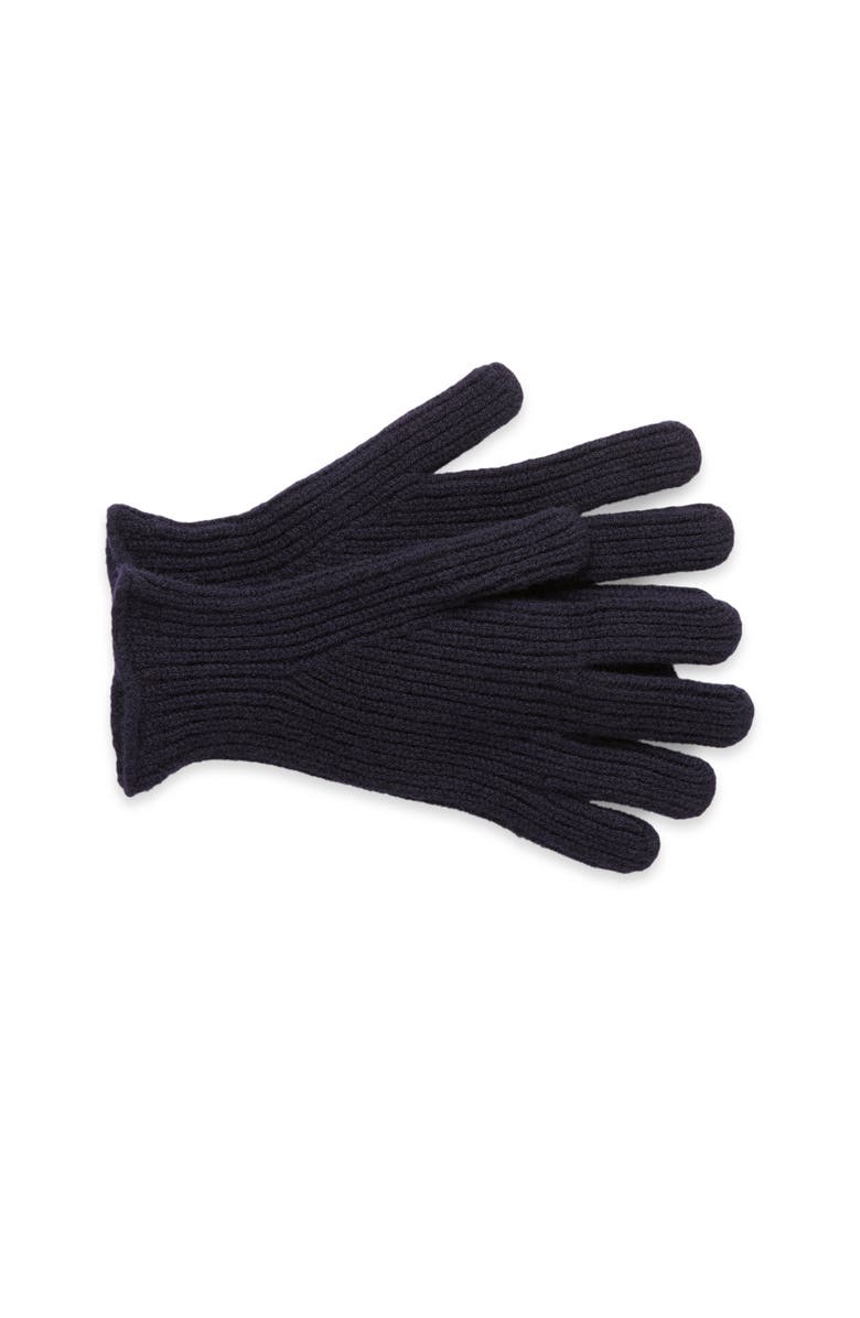 Celtic & Co. British Lambswool Ribbed Gloves, Main, color, 