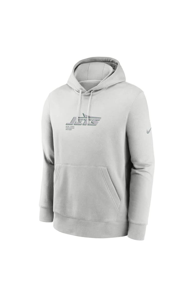 Nike Men's Nike Gray New York Jets Edge Pack French Terry Club Pullover Hoodie, Alternate, color, Gray