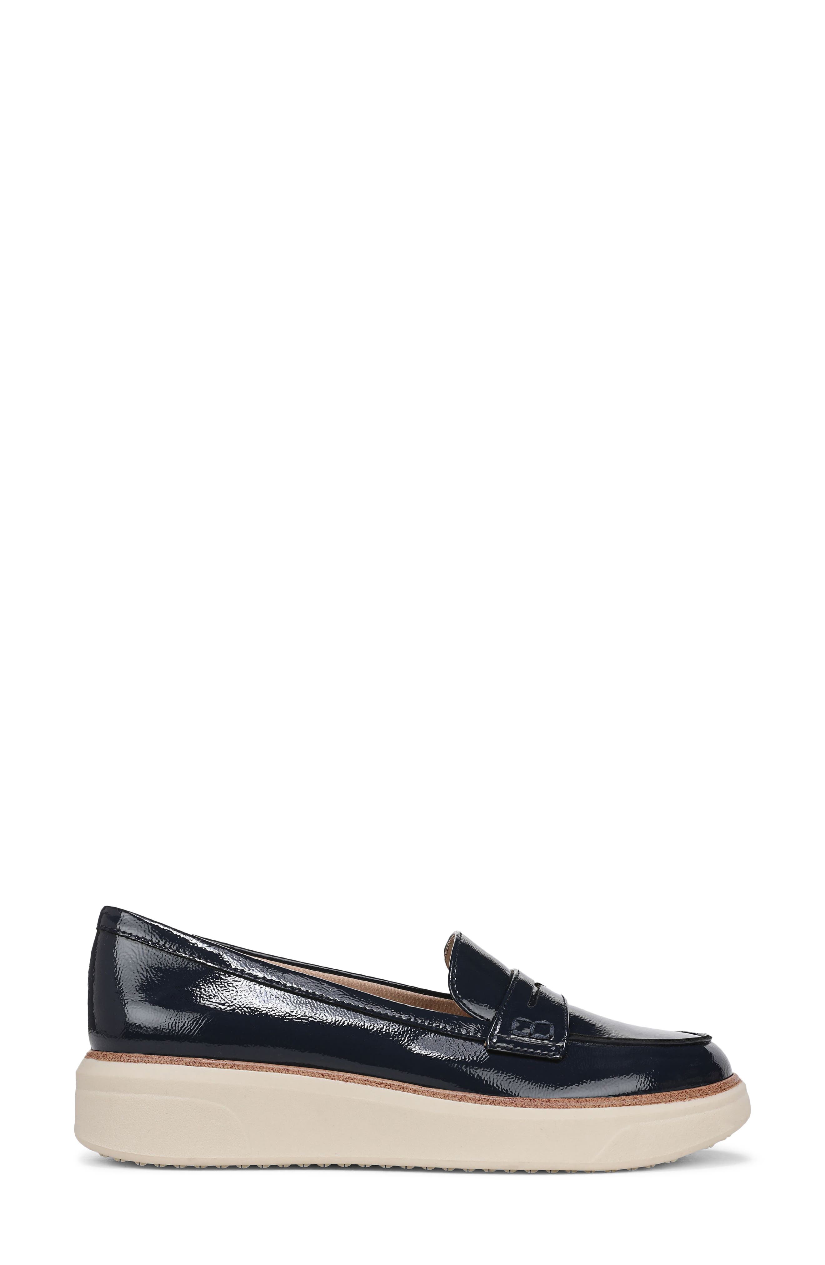 LifeStride Chelsea Platform Penny Loafer, Alternate, color, Luxury Navy
