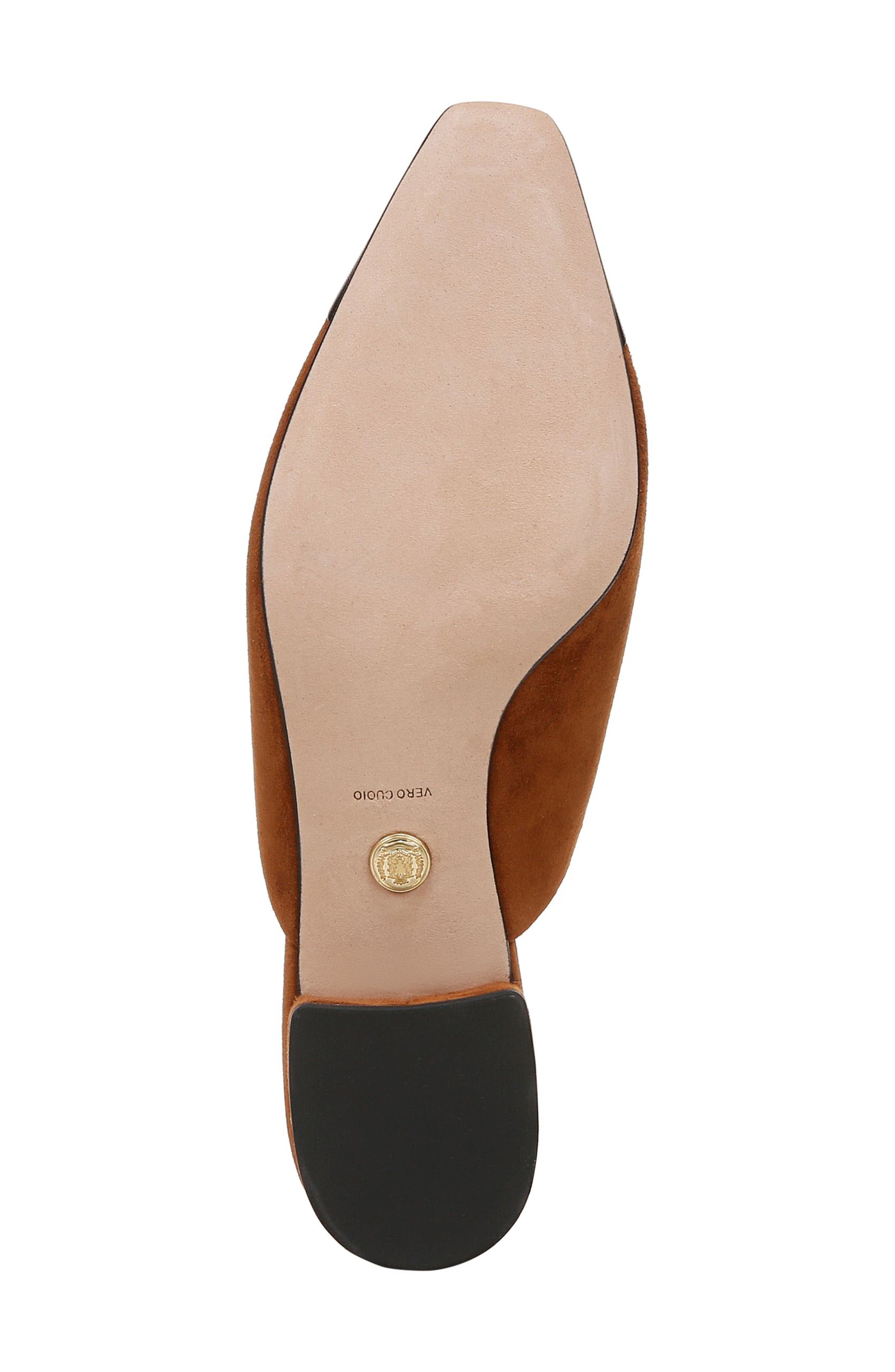 Veronica Beard Cecile Cap Toe Mule, Alternate, color, Caramel/ Black