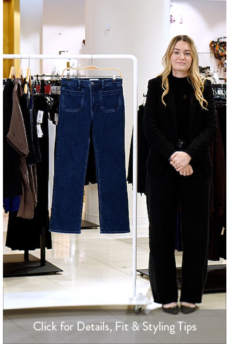 The Reboot Patch Pocket High Waist Ankle Bootcut Jeans video