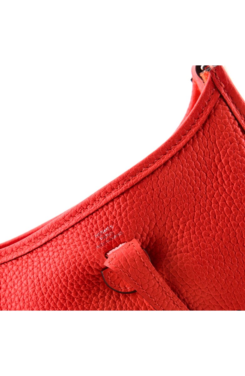 Pre-Owned Hermes Evelyne Bag Gen III Clemence TPM, Alternate, color, Rouge Pivoine
