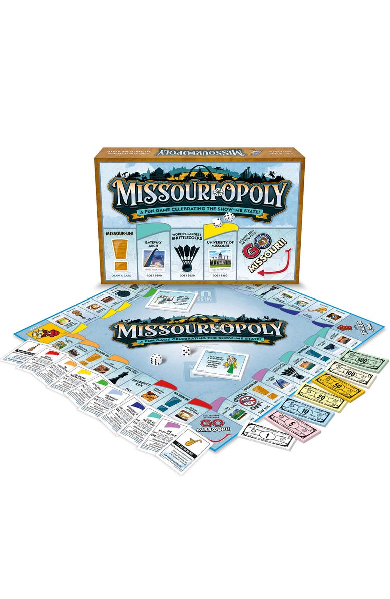 Late for the Sky Missouriopoly Monopoly Board Game, Alternate, color,