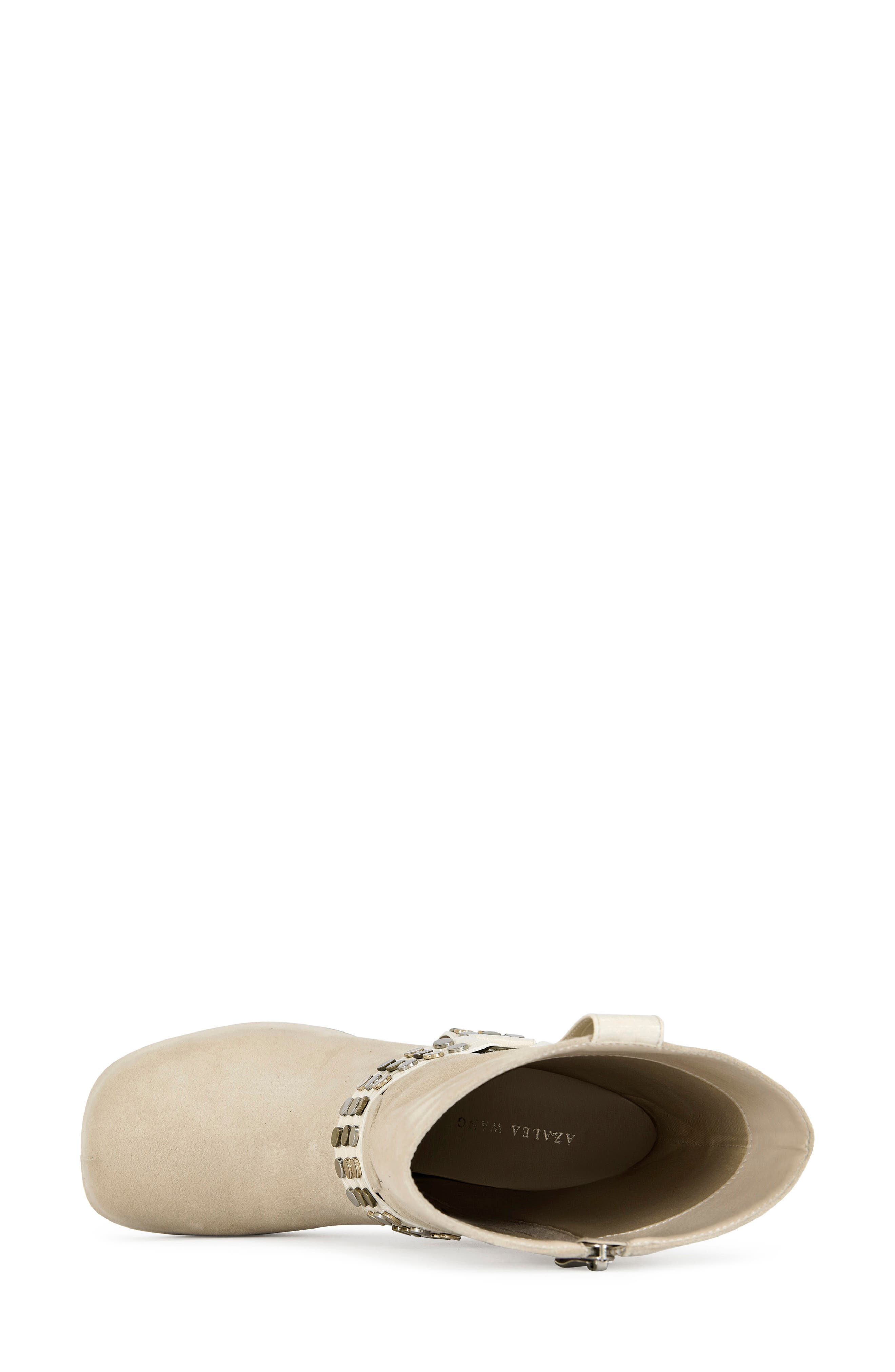 Dyzma Moto Platform Bootie, Alternate, color, BONE