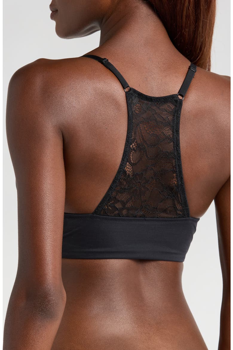 The Liberare Front Closure Adaptive Bra, Alternate, color, BLACK