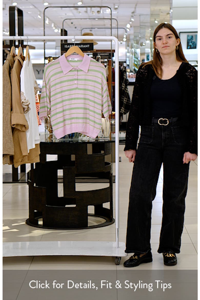 Scottie Stripe Knit Polo video