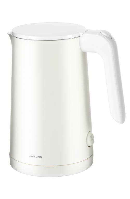 Zwilling Enfinigy 1-liter Cool Touch Electric Kettle In White