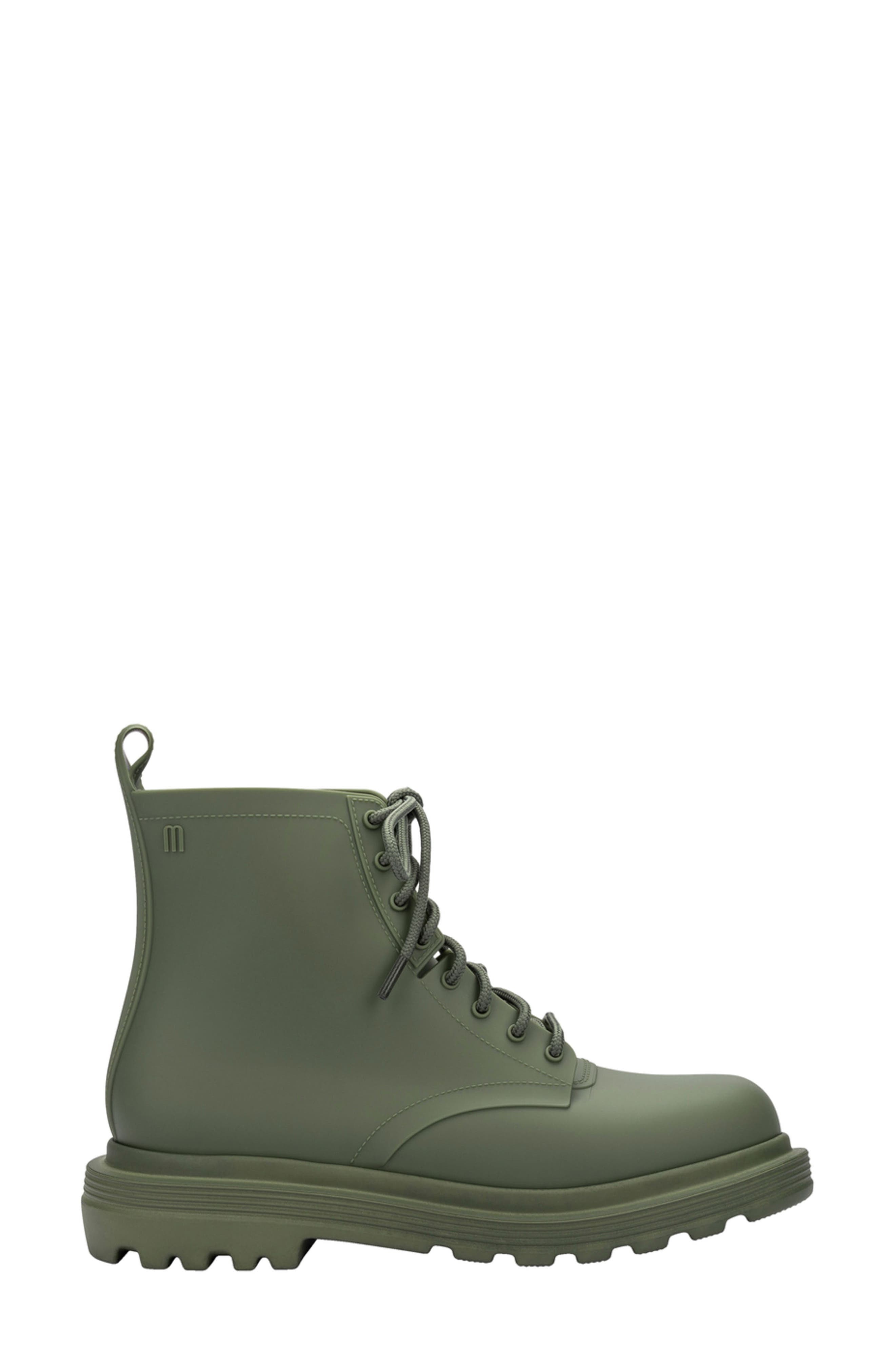 Corturno Soft Lugged Combat Boot, Alternate, color, GREEN